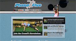 Desktop Screenshot of phase5fitness.com